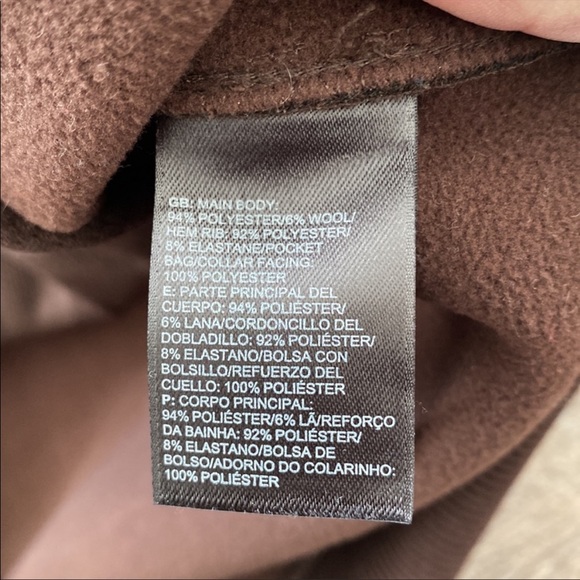 The North Face brown zip up sweatshirt jacket size xl - Picture 5 of 7